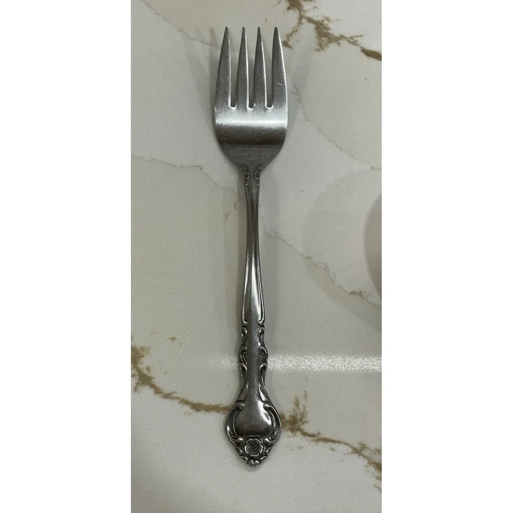 Vintage Oxford Hall Stainless Steel Serving Fork Japan‎ Serveware Large Meat